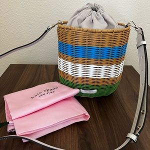 Kate spade buoy wicker crossbody purse